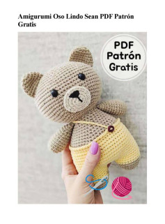 Amigurumi Oso Lindo: Patrón de Tejido Gratis en PDF