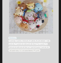 Amigurumi Pattern: Cute Animal Heads Crochet Chart