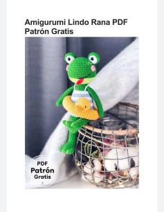 Amigurumi Rana Encantadora: Patrón Gratis para Tejer en Casa