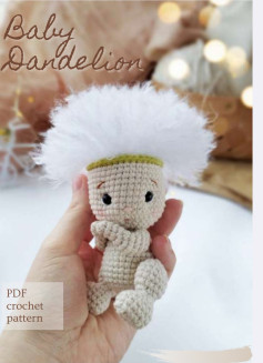 Baby Dandelion Amigurumi Crochet Pattern PDF