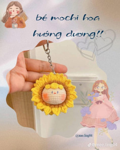bé mochi hoa hướng dương