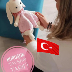 Buruşuk Tavşan Amigurumi Yapım Kılavuzu