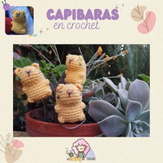 Capibaras de ganchillo: guía paso a paso para principiantes