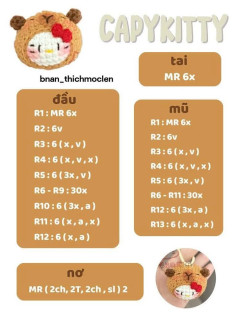 capykitty, kitty đu mây, kitty trà sữa