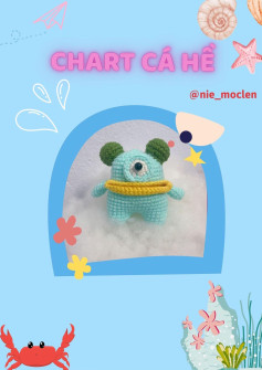 chart cá hề móc len