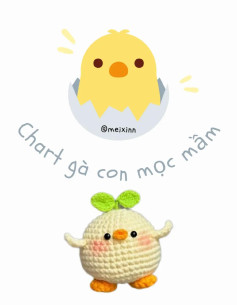 chart gà con mọc mầm