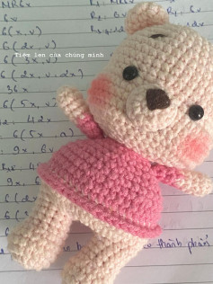 chart gấu pooh len