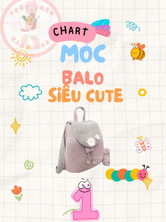 chart móc balo siêu cute 2