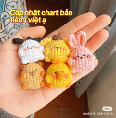 chart móc khóa thu mini