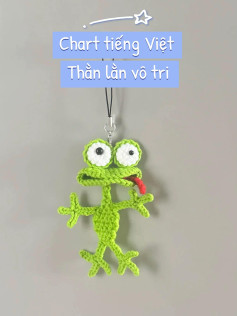 Chart Móc Len Ếch Xanh Ngộ Nghĩnh Cho Người Mới Bắt Đầu