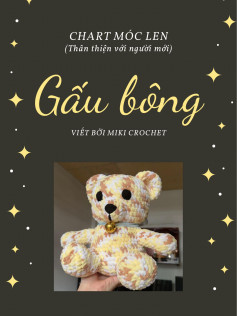 chart móc len gấu bông