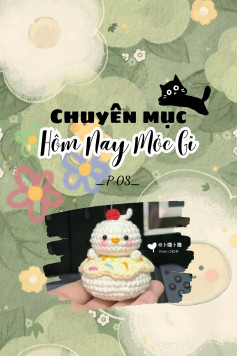 chart móc len vịt tráng miệng
