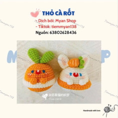 chart móc thỏ cà rốt móc