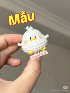 chart móc vịt mini len len