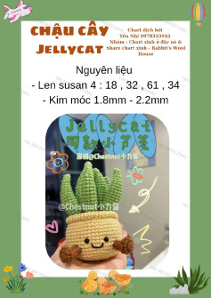 chậu cây jellycat
