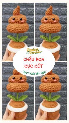chậu hoa cục cớt