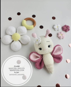 Clase magistral de crochet: ¡Crea una mariposa con flor perfecta!