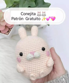 Conejita de Crochet: Patrón Gratuito para Amigurumi Adorable