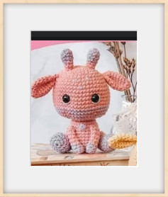 Crea un adorable amigurumi de jirafa con este patrón de crochet fácil