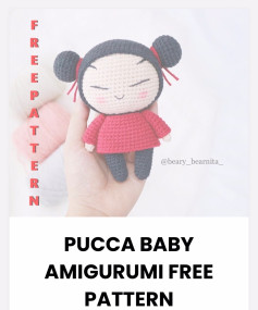 Create Your Own Pucca Baby with This Free Amigurumi Pattern