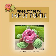 Crochet a Cute Donut Turtle with This Free Pattern