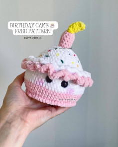 Crochet Birthday Cake Pattern: Free and Adorable Design