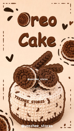 Crochet Pattern for Adorable Oreo Cake Design