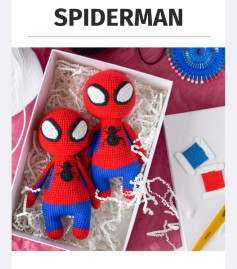 Crochet Pattern for Adorable Spider-Man Amigurumi Dolls