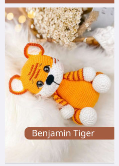 Crochet Pattern for Adorable Tiger Amigurumi