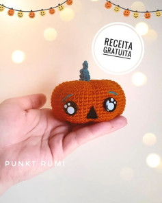 Crochet Pattern for Cute Pumpkin Amigurumi with Free Recipe