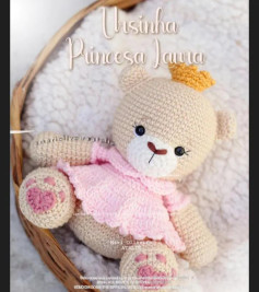 Crochet Pattern for Princess Bear Amigurumi with Pink Dress