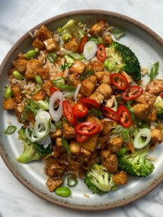 Dinner in 15: Veggie Fried Rice with Maple & Sesame 🌟