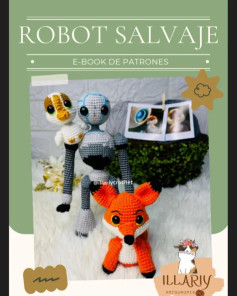 E-book de patrones de amigurumis: Robot salvaje y zorro brillante