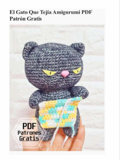 El patrón de amigurumi del gato tejedor: descarga gratuita en PDF