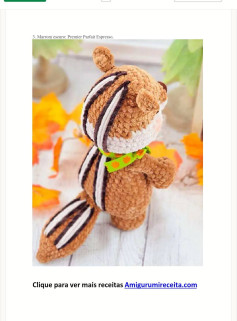 Esquilo Amigurumi Fofo: Receita de Crochê Detalhada e Divertida