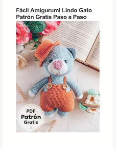 Fácil Amigurumi: Patrón Gratis para Tejer un Gato Adorable