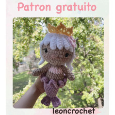 Free Crochet Pattern for a Cute Mermaid Doll