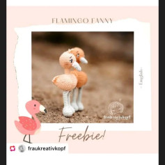 Free Crochet Pattern for Cute Flamingo Amigurumi