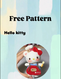 Free Crochet Pattern for Hello Kitty Doll