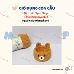 giỏ đựng con gấu