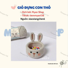 giỏ đựng con thỏ