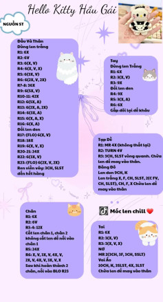 hello kitty hầu gái
