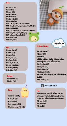 Hướng Dẫn Móc Len Hình Thú Bông Đáng Yêu Từng Bước