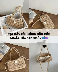 hướng dẫn móc túi xinh đi chơi hè