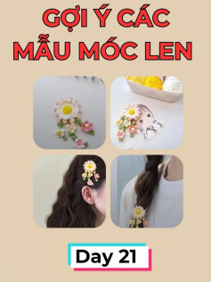 kẹp tóc hoa