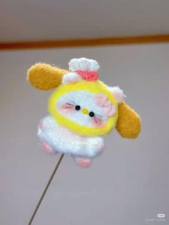kitty cosplay chó pudding
