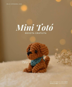 Mini Totó: Receita de Crochê Amigurumi para Fazer um Cachorrinho Fofo