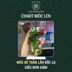 Móc bé thằn lằn độc lạ siêu đơn giản