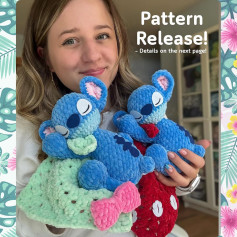 New Crochet Pattern: Adorable Sleeping Stitch Amigurumi Release!
