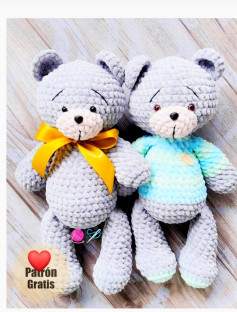 Ositos de peluche tejidos a crochet: patrón gratis para hacer en casa